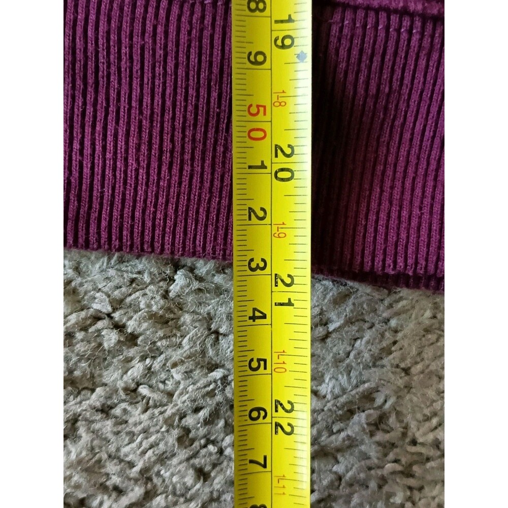 Roxy Hoodie Sweatshirt Women's Size XL Burgundy Full Zip Fleece Jacket - Picture 8 of 8